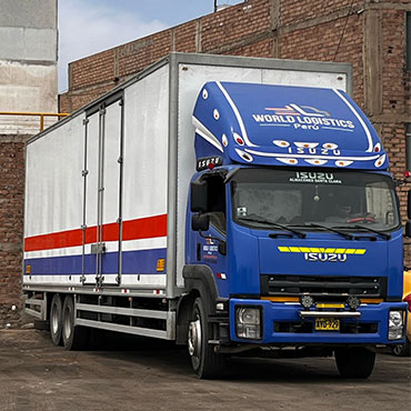 camion isuzu azul world logistics